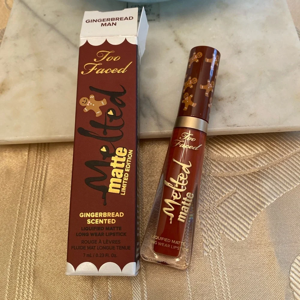 Too faced gingerbread man cosmetics